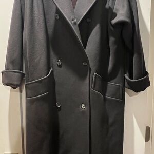 Chic Double-Breasted Women's Pea Coat